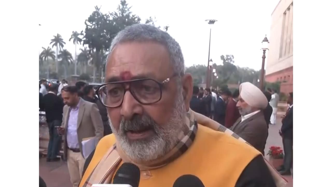 Giriraj Singh slams Congress for Parliament ruckus, 'behaving like children'
