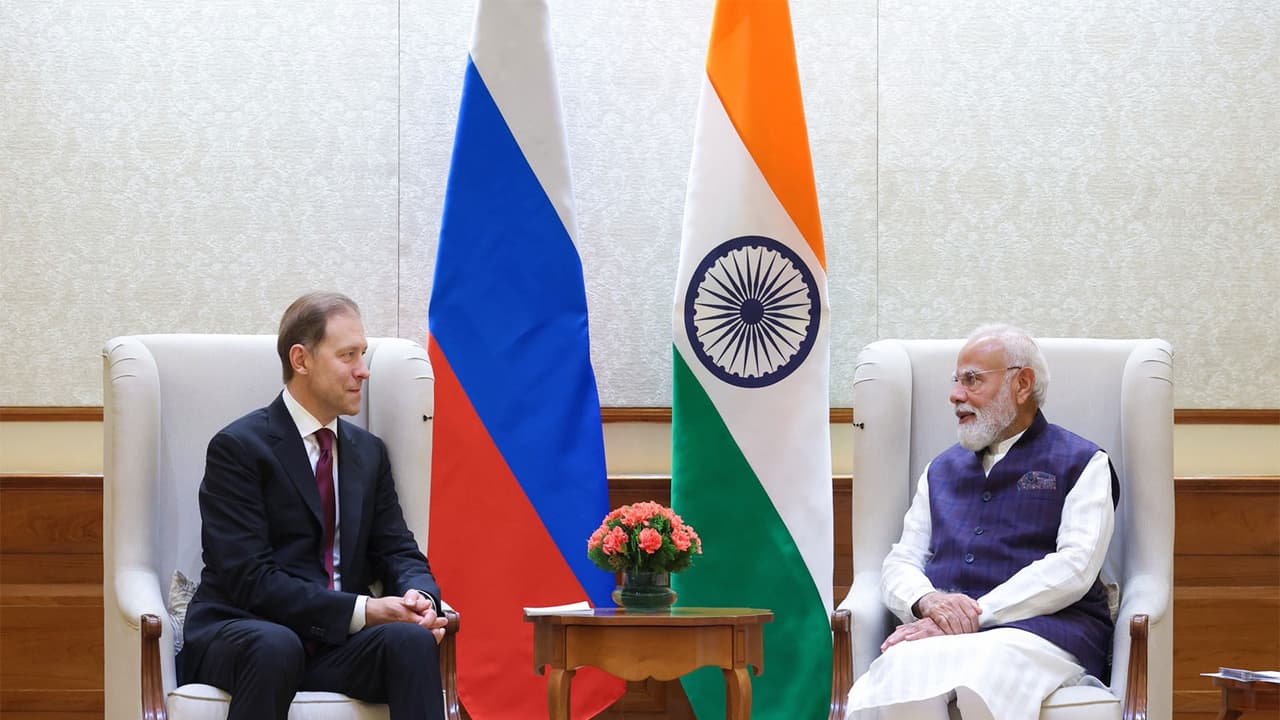 PM Modi meets Russian Dy PM Manturov to boost strategic partnership