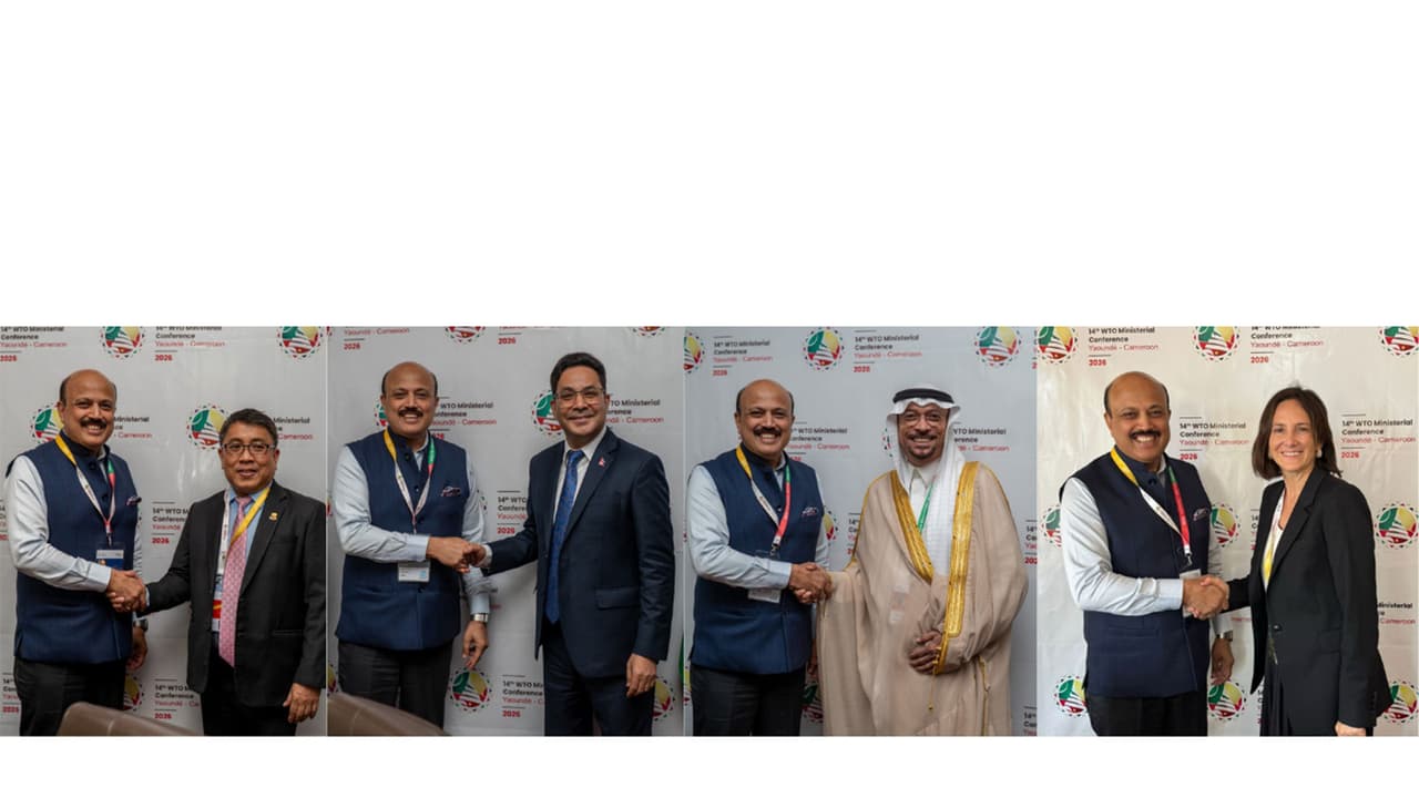 India Bolsters Trade Ties at WTO MC14, Holds Talks with US, Saudi