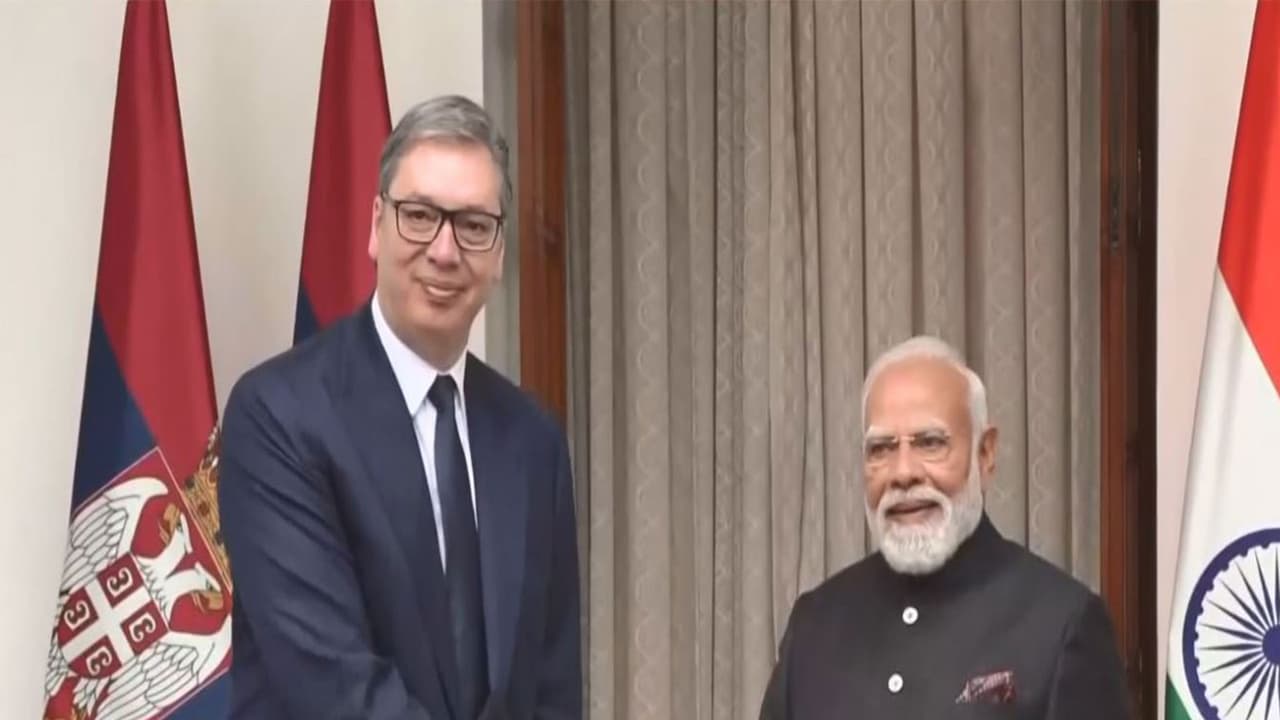 Modi, Vucic meet to boost India-Serbia ties at AI Summit in Delhi