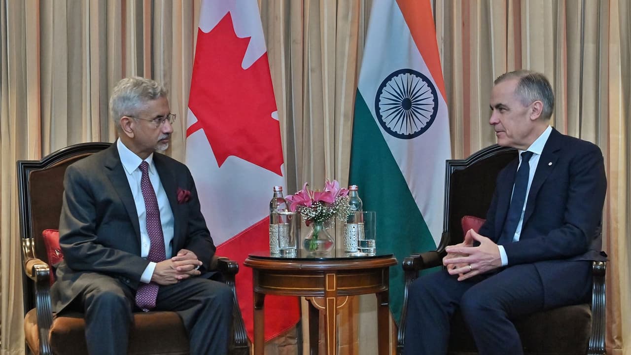 Canadian PM Carney in Delhi, meets Jaishankar ahead of Modi talks