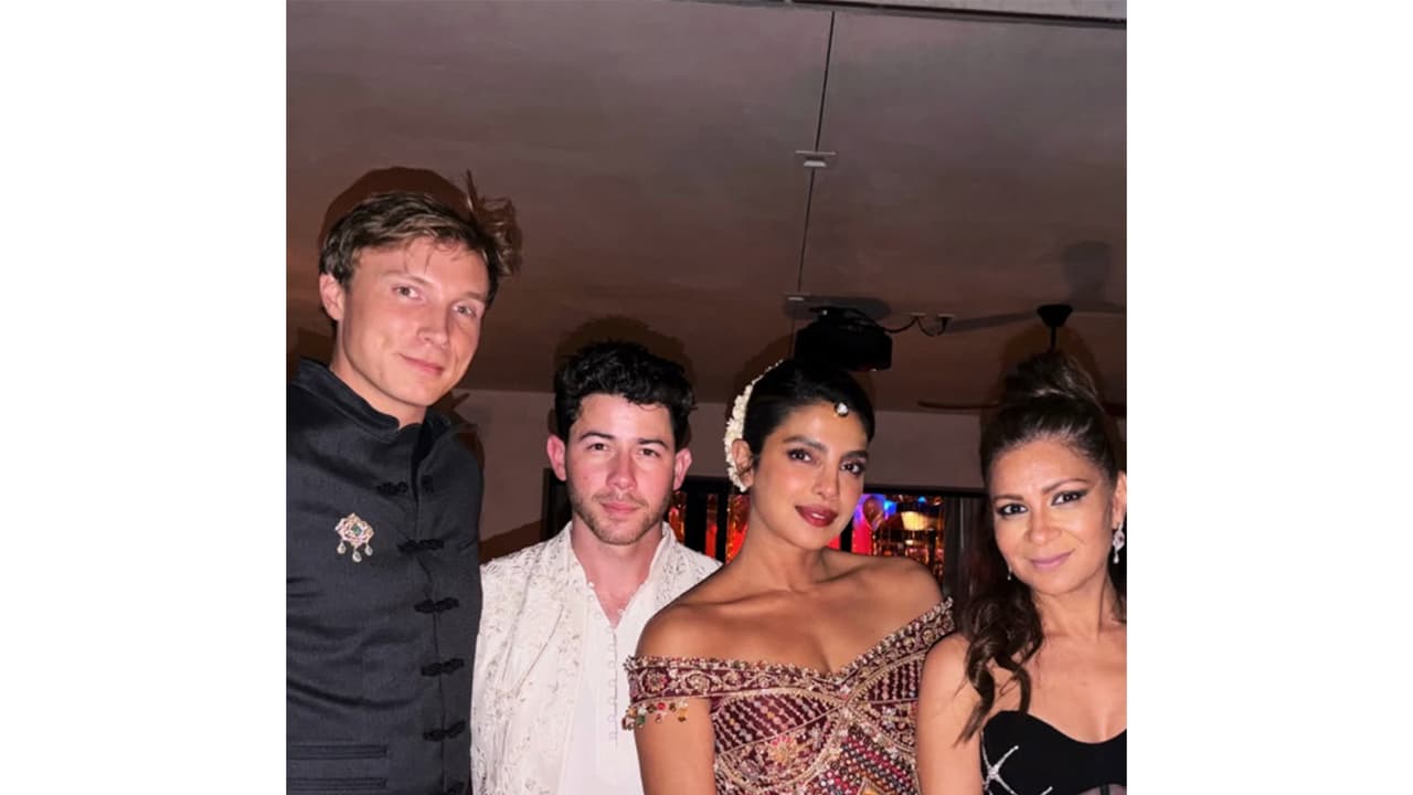 Priyanka Chopra and Nick Jonas Dazzle at Star Studded Diwali Bash