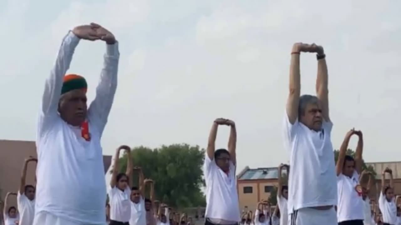 International Yoga Day: Ashwini Vaishnaw credits PM Modi in Bikaner