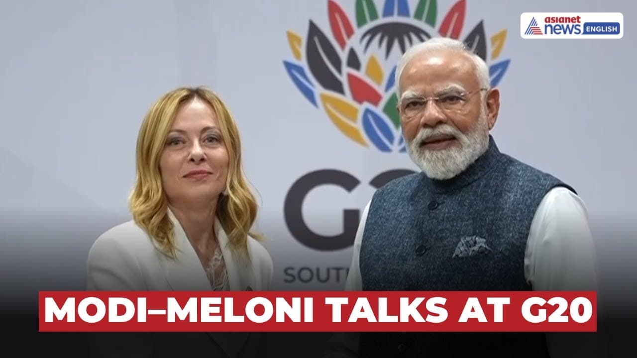 PM Modi, Italy’s Meloni Hold Bilateral Talks in Johannesburg