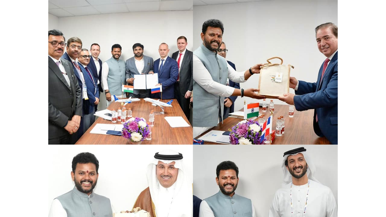 Wings India 2026: Minister holds bilateral talks with UAE, Russia