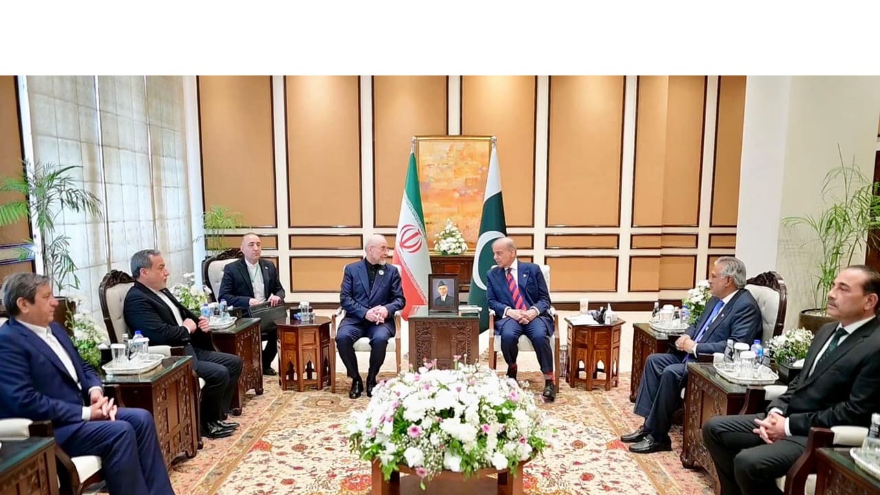 Pakistan PM meets Iranian Speaker ahead of high-stakes US peace talks