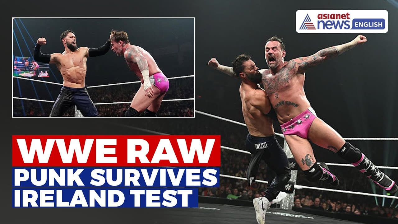 CM Punk Retains World Title Against Finn Bálor on WWE Raw in Ireland