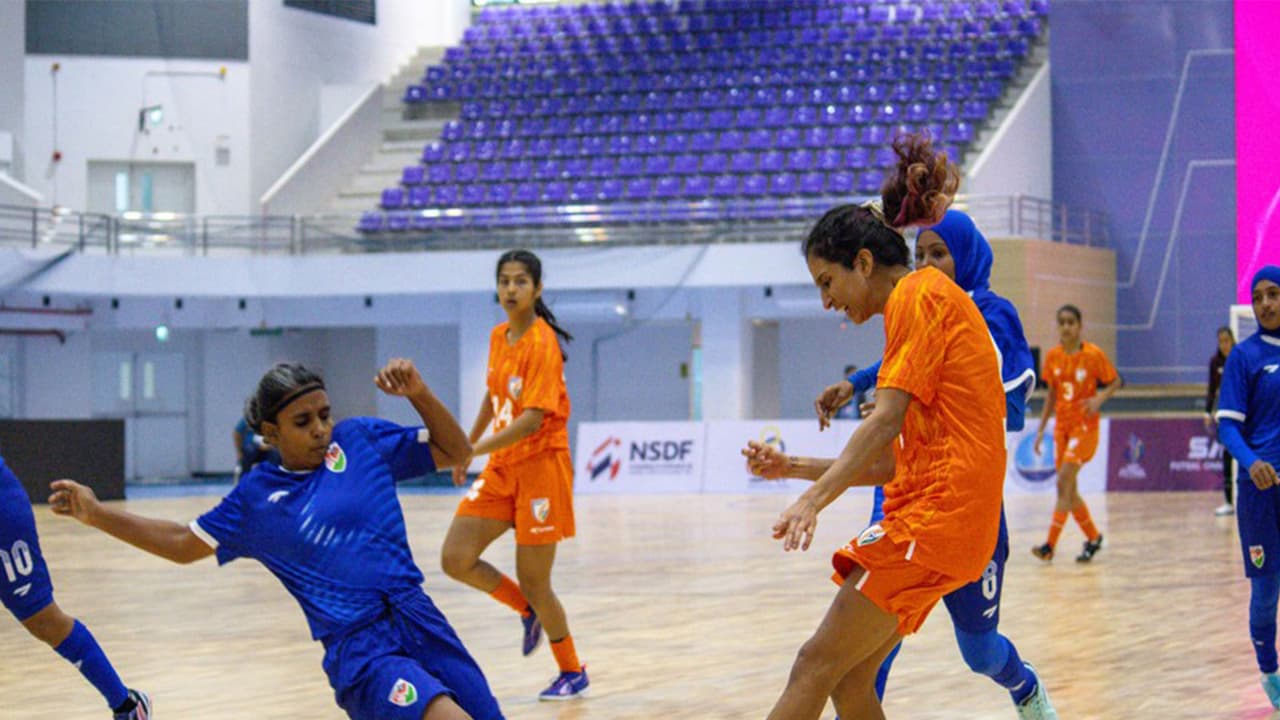 Indian women's futsal team crushes Maldives 11-1 in historic win