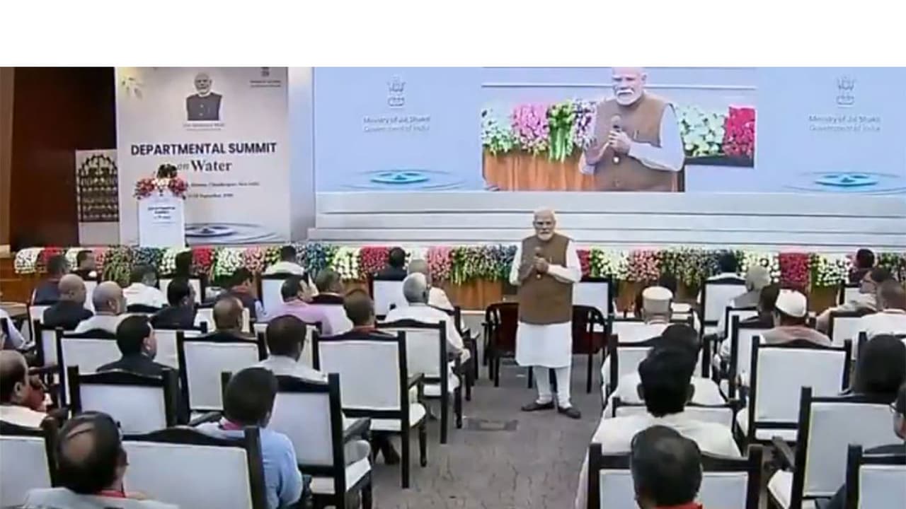 Prime Minister Narendra Modi emphasised the vital need for water security in India and globally, advocating for a blend of innovative ideas, technology, and public participation (Jan Bhagidari) to tackle water resource challenges effectively and sustainably.