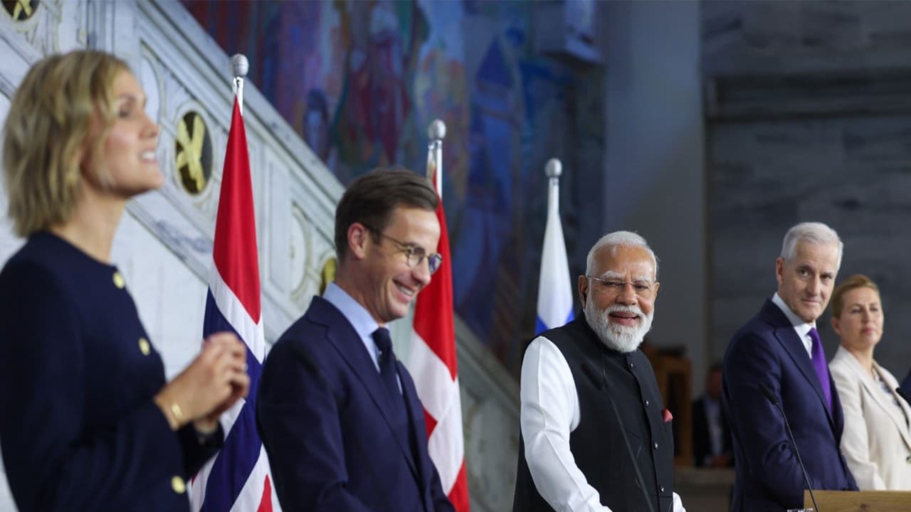 India, Nordic Nations Unveil Green Strategic Partnership at Oslo Summit