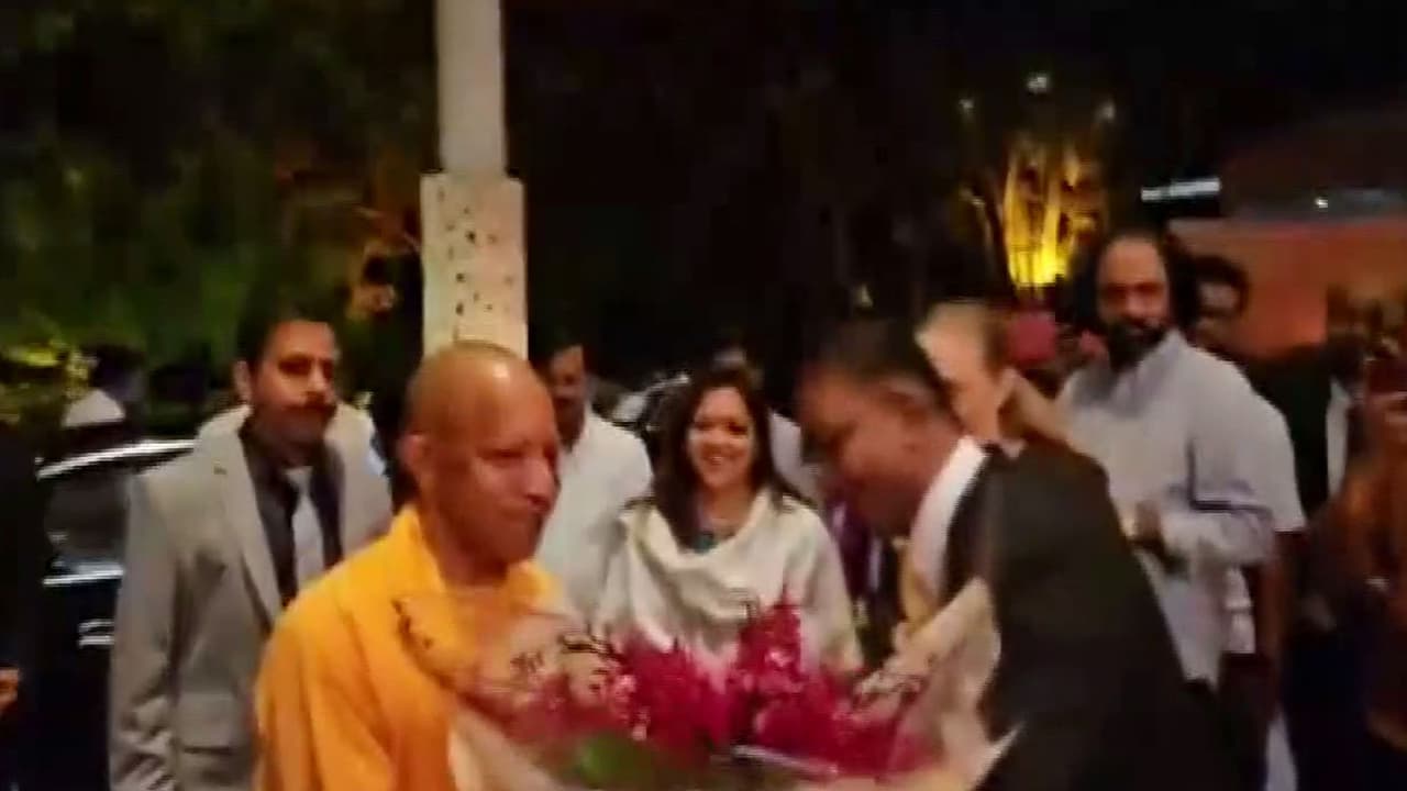 UP CM Yogi Adityanath arrives in Singapore for key bilateral meetings