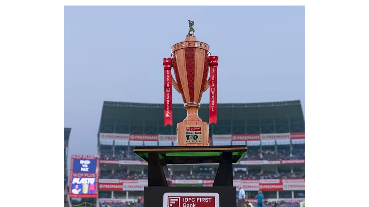 India-New Zealand T20I trophy's sustainable design grabs attention