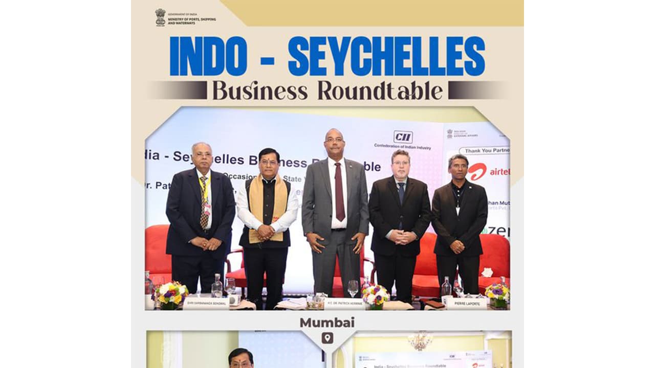 India, Seychelles boost ties in maritime trade, blue economy in Mumbai