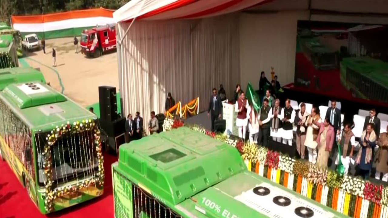 BJP's first anniversary: Delhi gets 500 e-buses, Panipat service