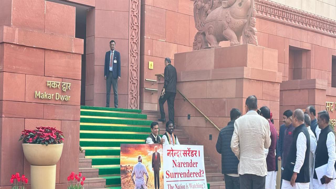 India-US trade deal: Opposition protests, demands discussion in Parliament