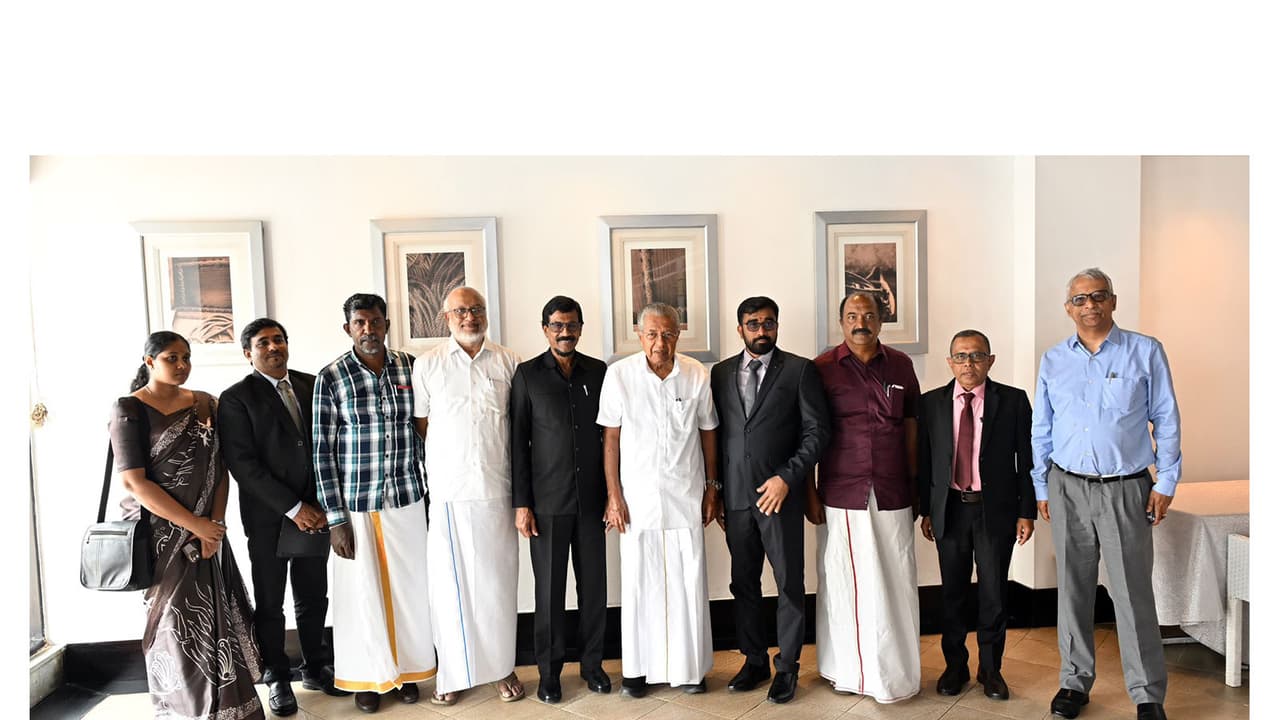 Sri Lanka's JVP leaders meet Kerala CM, visit ISRO and Vizhinjam Port