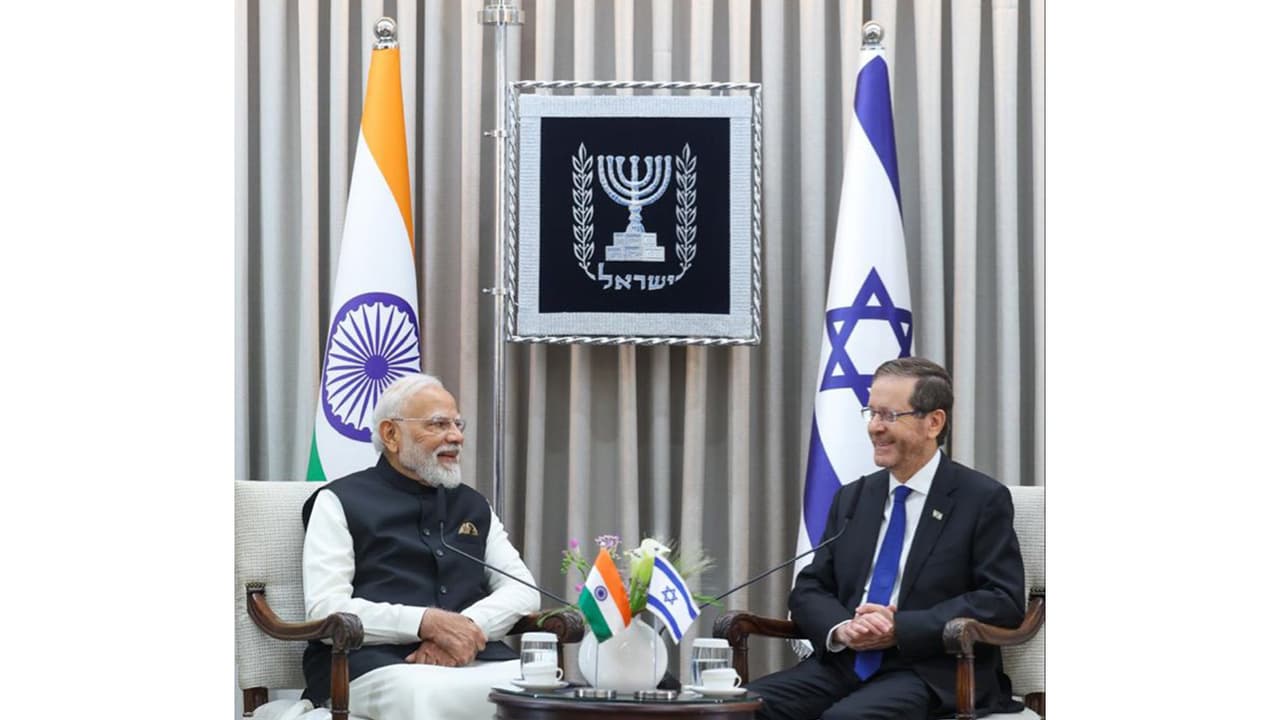 PM Modi meets Israeli President Herzog, calls ties warm and goodwill