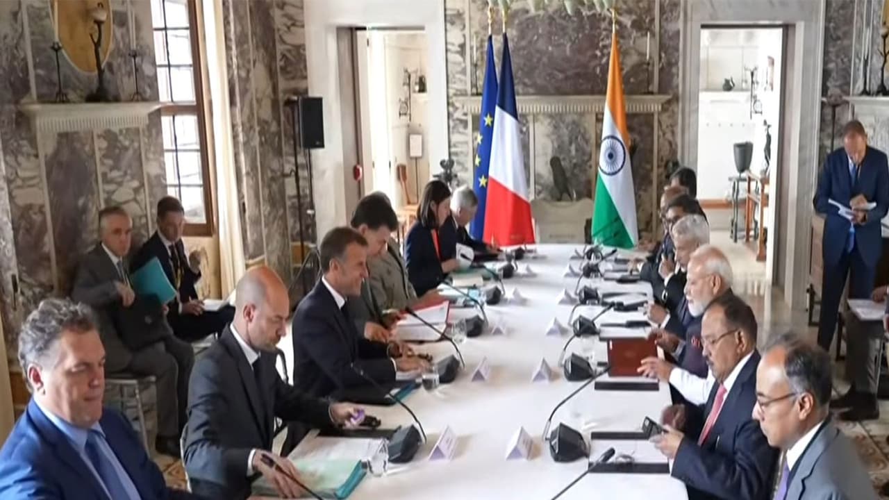 PM Modi, Macron hold talks, launch 'Bharat Innovates 2026' in Nice
