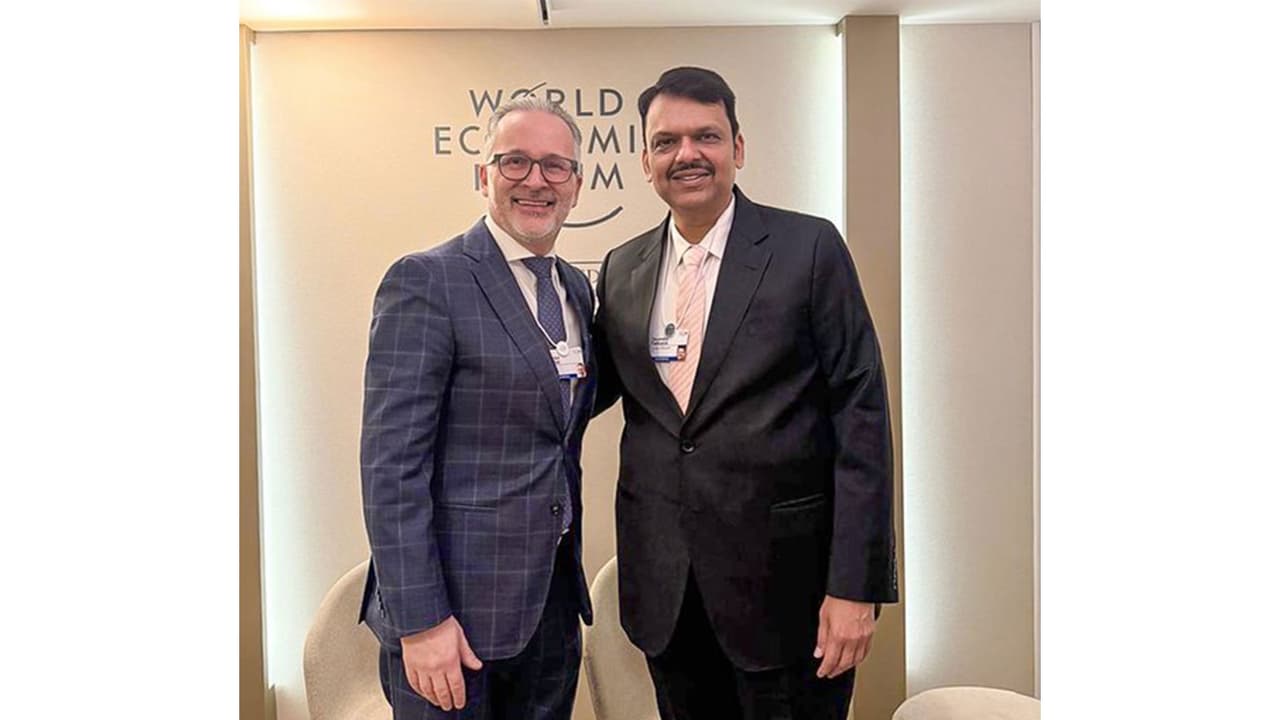 Fadnavis meets Henkel, NVIDIA at WEF; pitches Maharashtra for investment