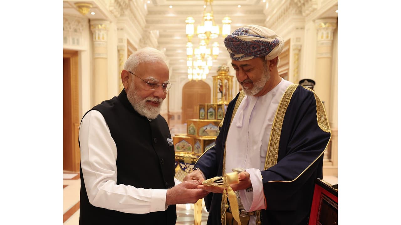 PM Modi honoured with Order of Oman, calls it a symbol of trust