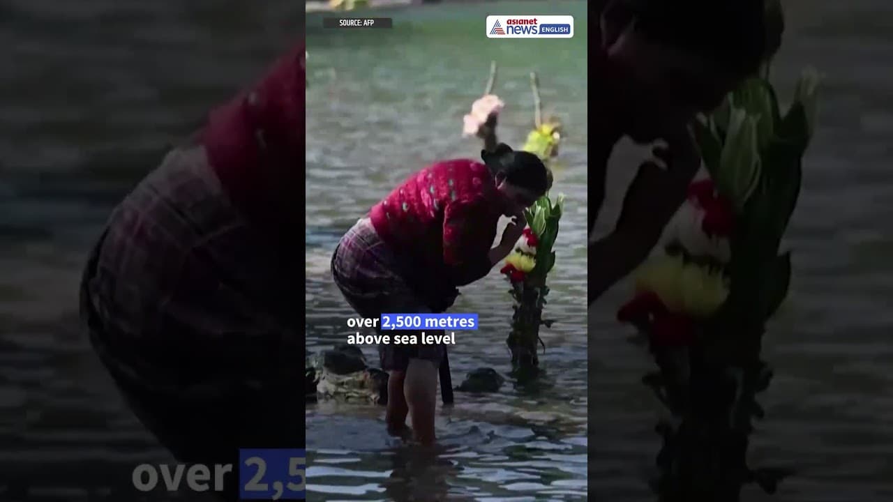 Mayan People Perform Ancient Rain Ritual Amid Dry Season | World News #Shorts