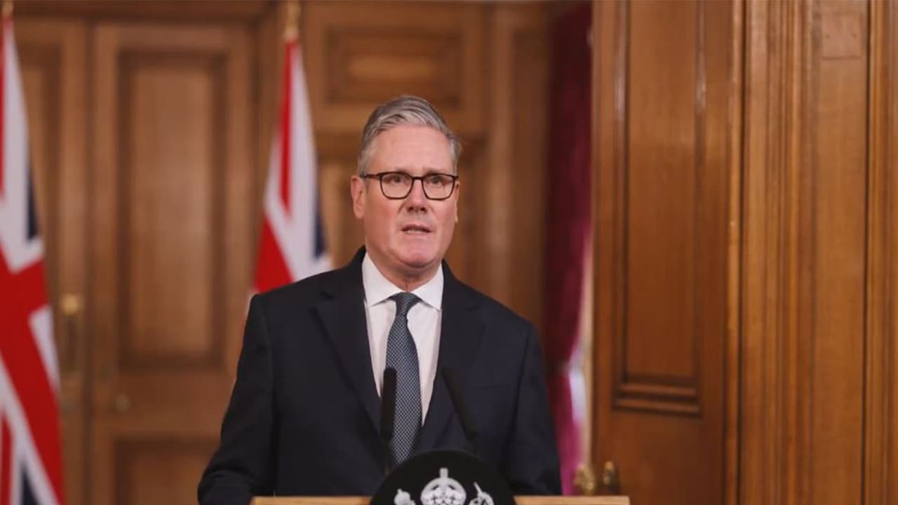 UK PM Starmer condemns Iran, says British planes in sky for defence
