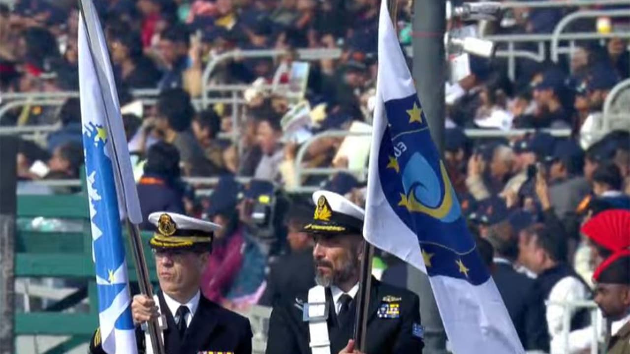 EU contingent joins India's 77th Republic Day celebrations in Delhi