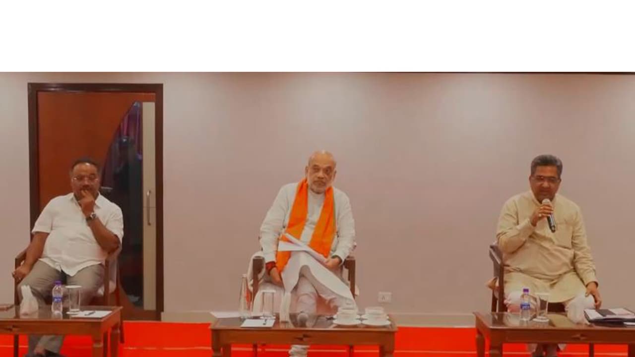 Amit Shah in Bengal: Holds meeting, roadshow for Assembly Elections 2026