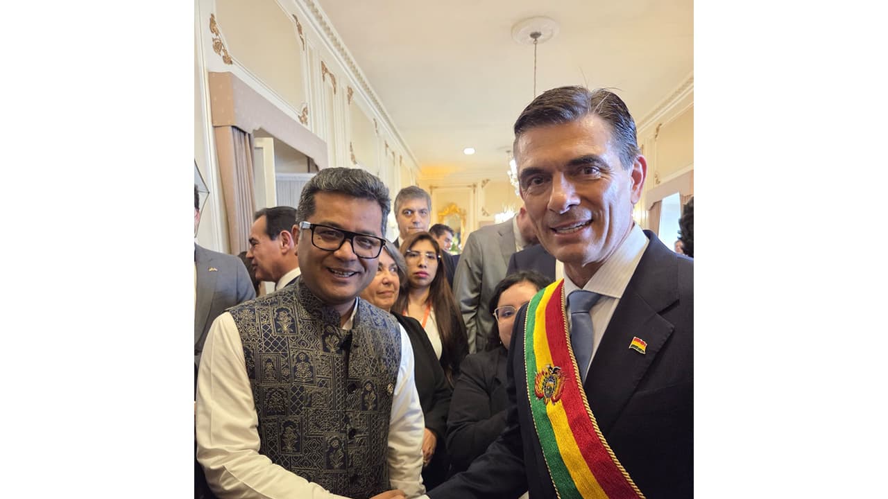 MoS Margherita attends Bolivian President's inauguration in La Paz