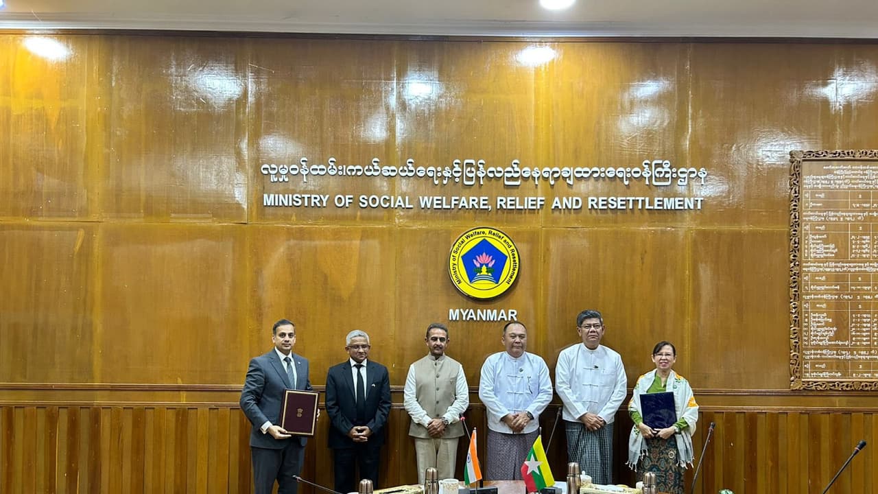 India, Myanmar sign MoU for new school construction in Nay Pyi Taw