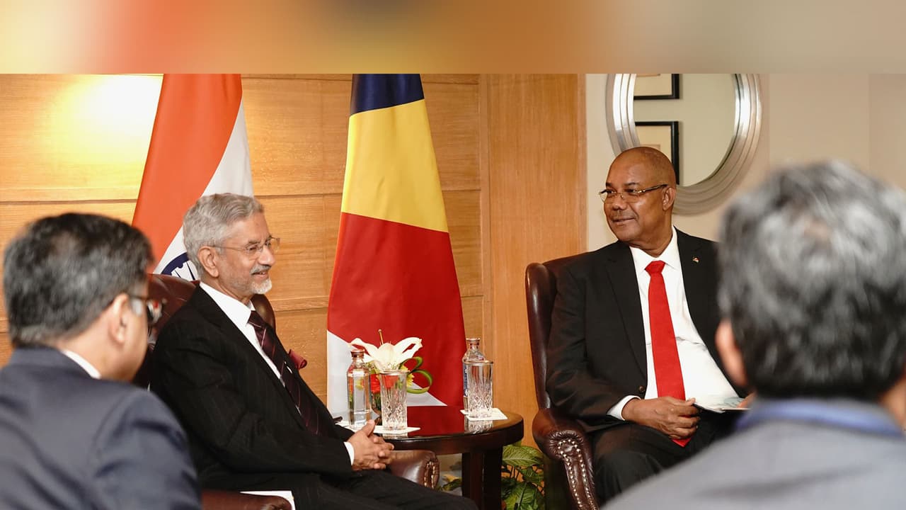 Jaishankar hails Seychelles' support for Vision MAHASAGAR ahead of PM meet