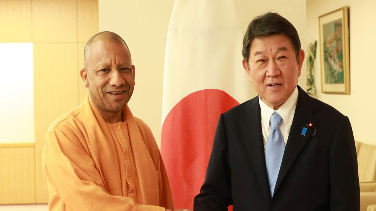 Yogi Adityanath meets Japan FM, discusses strengthening UP-Japan ties