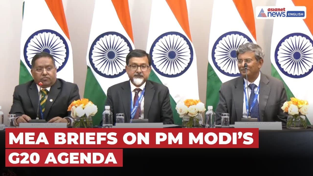 MEA Briefs on PM Modi’s South Africa Visit & G20 Leaders Summit