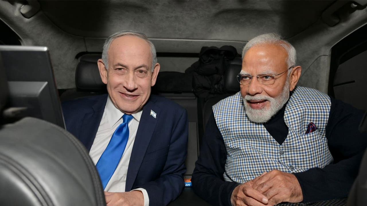 PM Modi, Netanyahu visit tech exhibition after historic Knesset address