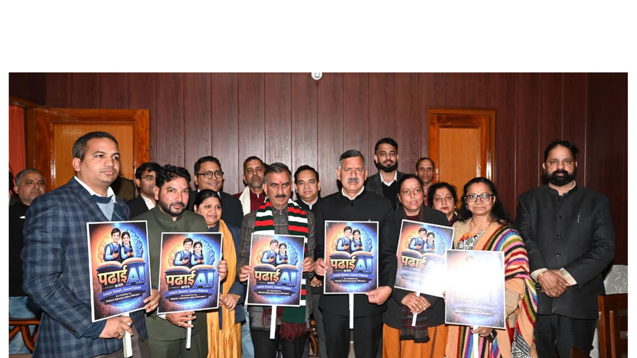 HP CM Sukhu launches 'Padhai with AI' for Bilaspur students' prep