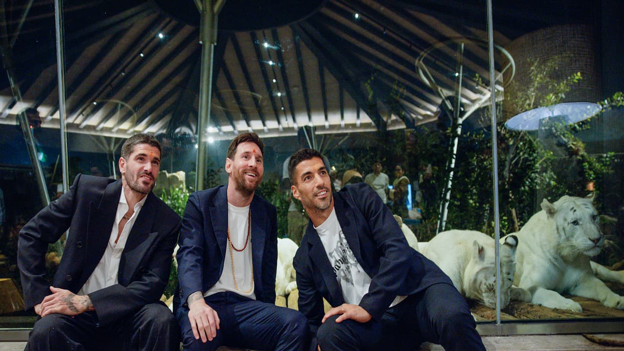 Lionel Messi tours Anant Ambani's Vantara wildlife centre in Jamnagar