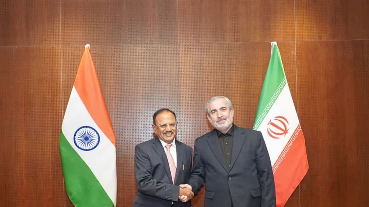 Ajit Doval discusses West Asia, BRICS cooperation with Iran's NSA
