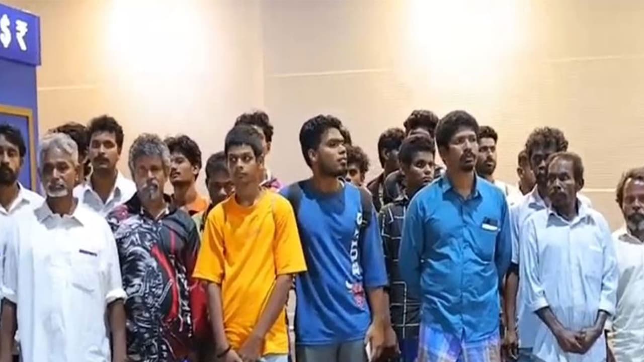 30 Indian fishermen arrested by Sri Lanka return home safely to Chennai