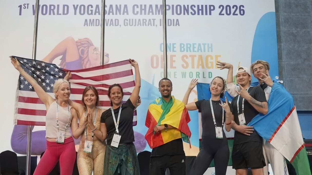 World Yogasana Championships: Messi's villager, S'pore engineer unite