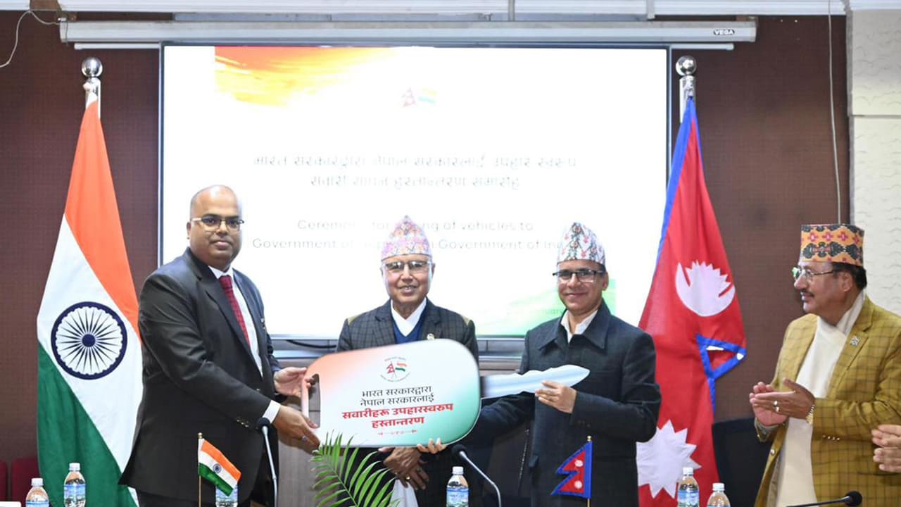 India provides second tranche of election assistance to Nepal for polls