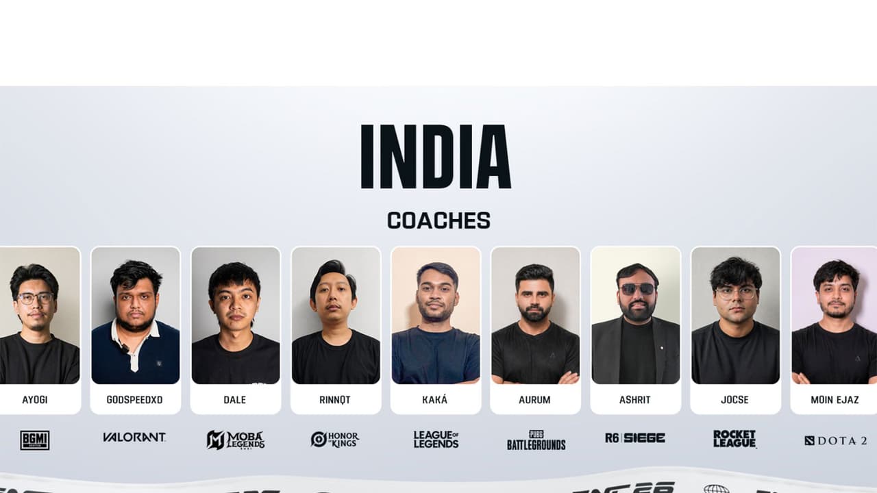 Esports Nations Cup 2026: India's coaching lineup confirmed