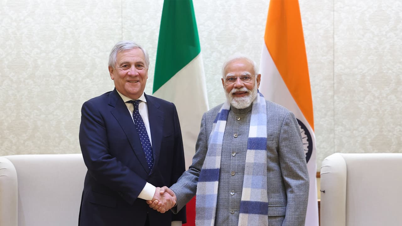 PM Modi meets Italian Dy PM Tajani, lauds progress on strategic plan