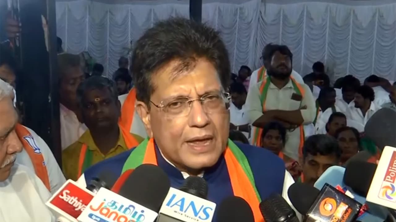 Piyush Goyal confident of NDA's win, aims to defeat 'corrupt DMK'
