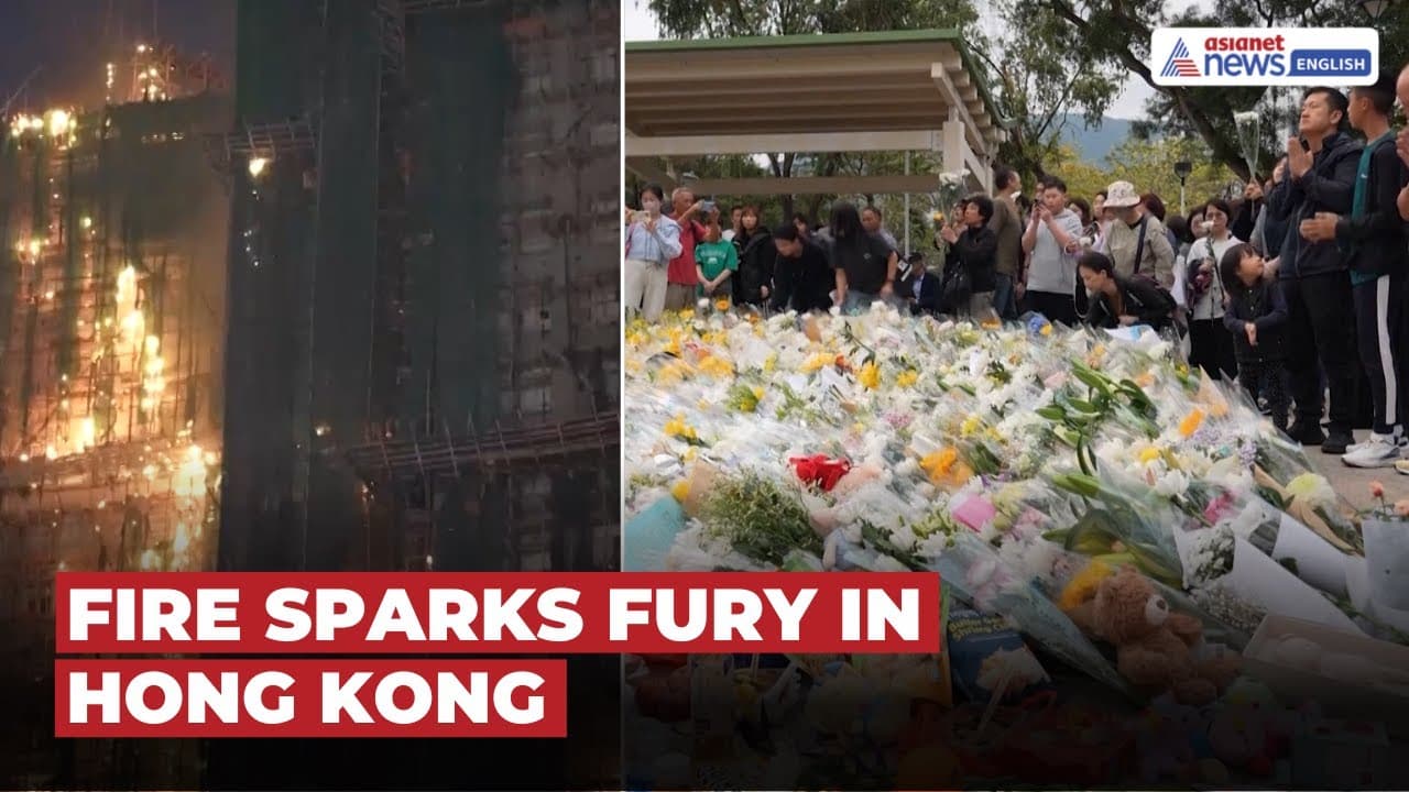 Hong Kong Tensions Rise as Deadly Fire Fuels Anti-Authority Anger