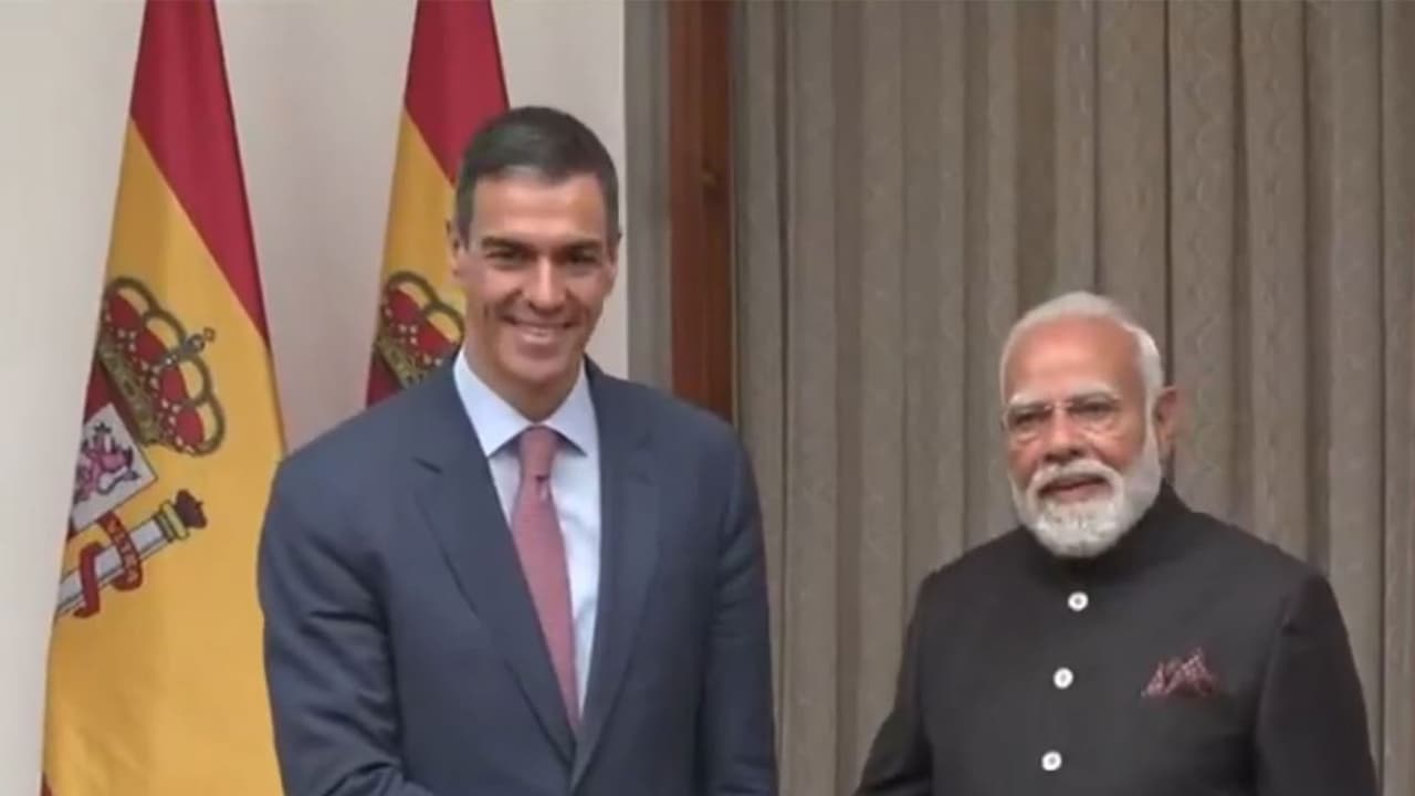PM Modi meets Spanish President Sanchez, strengthening ties at AI Summit