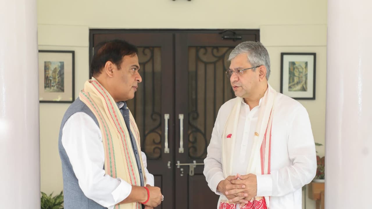 CM Sarma meets Vaishnaw; Assam gets major railway connectivity boost
