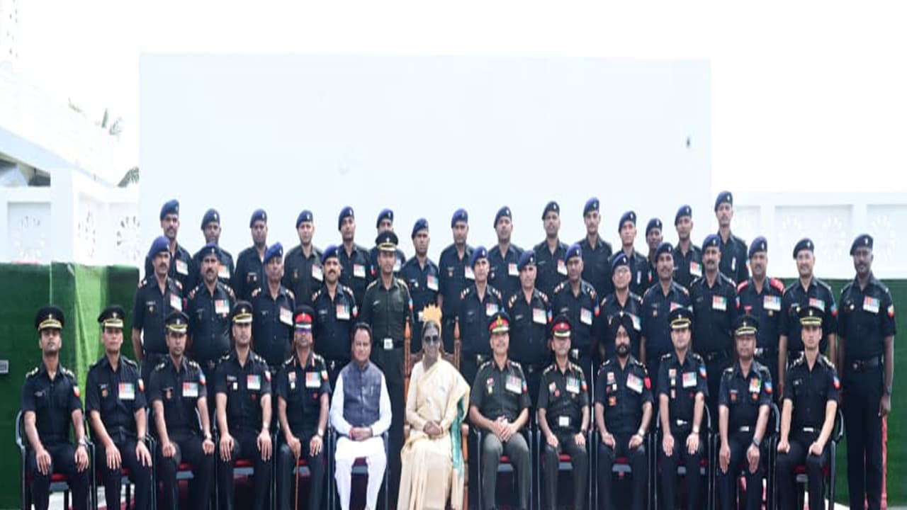 President Murmu visits Army Air Defence College in Odisha's Gopalpur