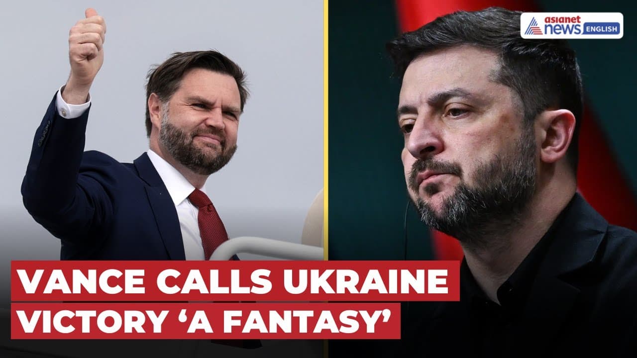 JD Vance Says Ukraine Winning War Against  Russia With US Aid is ‘Fantasy’