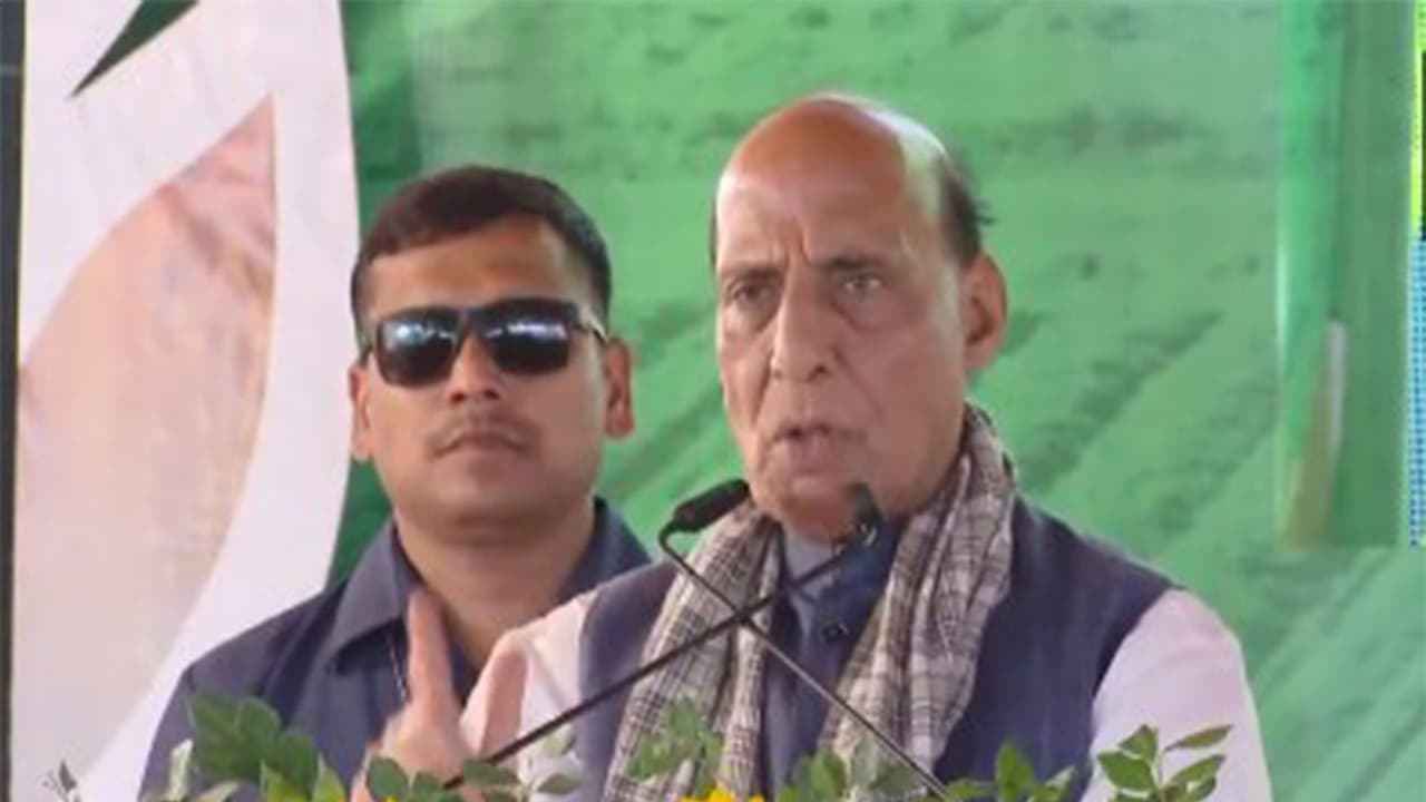NDA govt committed to farmer welfare, says Rajnath Singh in Raisen