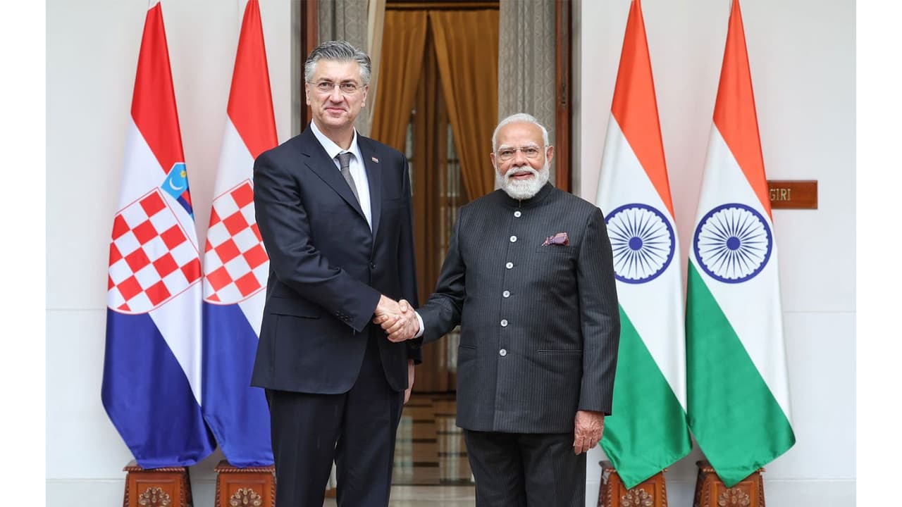 PM Modi, Croatian PM Plenkovic hold talks to boost bilateral ties